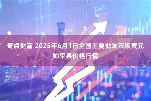 奇点财富 2025年6月1日全国主要批发市场黄元帅苹果价格行情