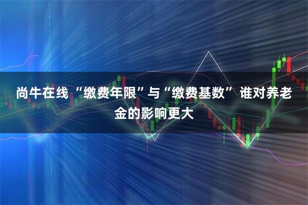 尚牛在线 “缴费年限”与“缴费基数” 谁对养老金的影响更大